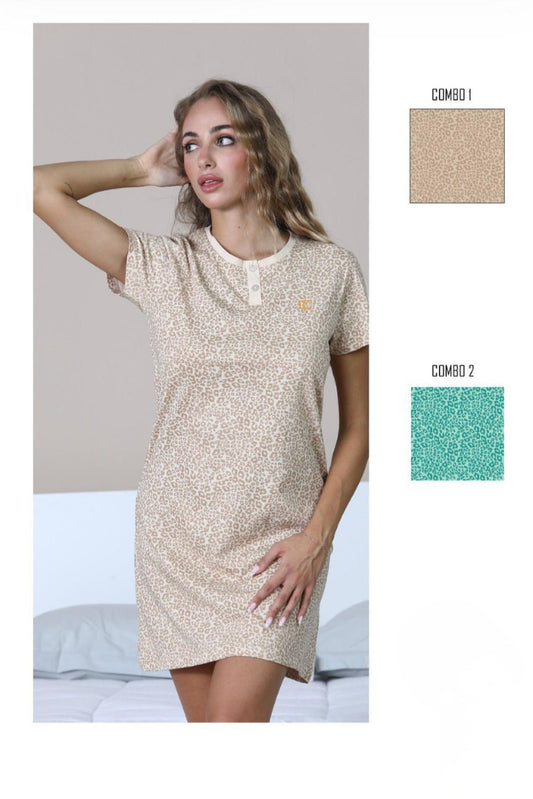 CC-6311 Camicia da notte mezza manica - Camicia da notte - capricci