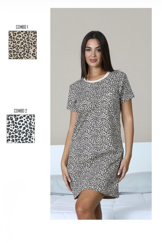 CC-6310  Camicia da notte mezza manica - Camicia da notte - capricci