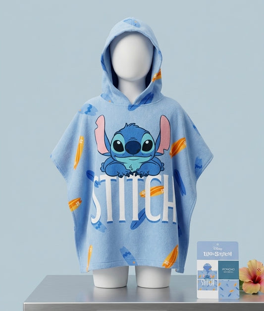 Poncho bimbo/a Disney Stitch