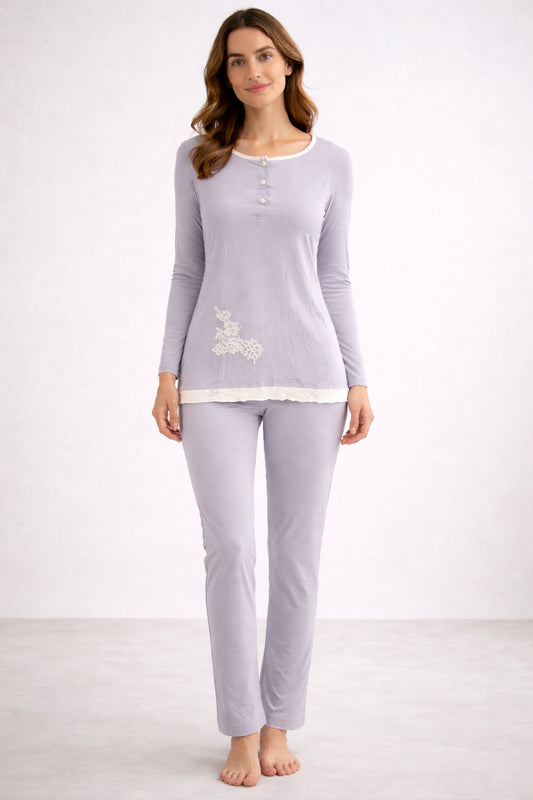 Y1662 Pigiama Donna - PIGIAMA DONNA - CARESS