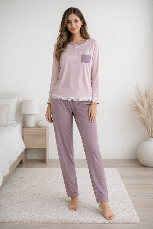 Y1750 Pigiama donna - PIGIAMA DONNA - CARESS