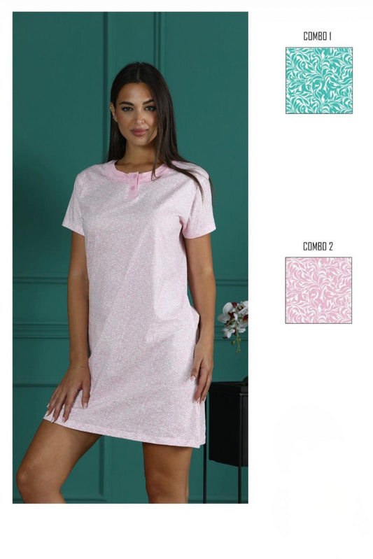 CC-6315 Camicia da notte mezza manica - Camicia da notte - capricci